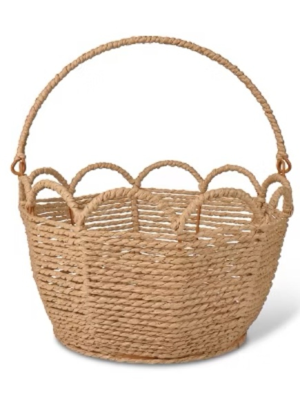 Target Bullseye's Playground Scalloped Woven Basket with Handle – HTF Spring